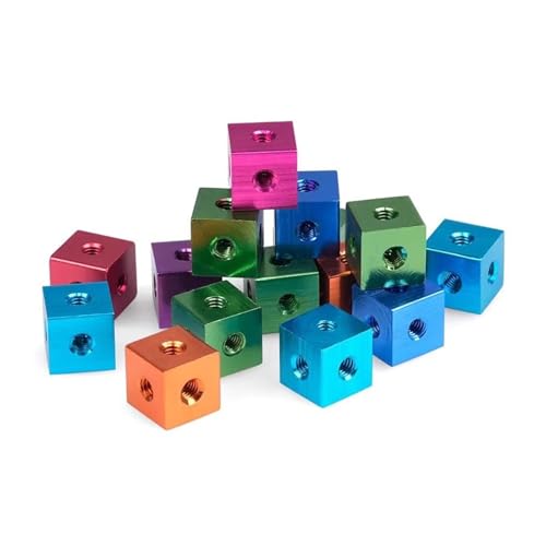 XIAOGYYE Sechskantmutter M3/M4/M5/M6 Aluminium-Sechskantschraube Mit Gewinde, Würfelmutter, Blockverbinder, Diy-3D-Drucker, Acrylgehäuseschraube/Siver/M8-25 * 25 * 25 XIAOGYYE Sechskantmutter M3/M4/M5/M6 Aluminium-Sechskantschraube Mit Gewinde, Würfelmutter, Blockverbinder, Diy-3D-Drucker, Acrylgehäuseschraube/Siver/M8-25 * 25 * 25 von XIAOGYYE