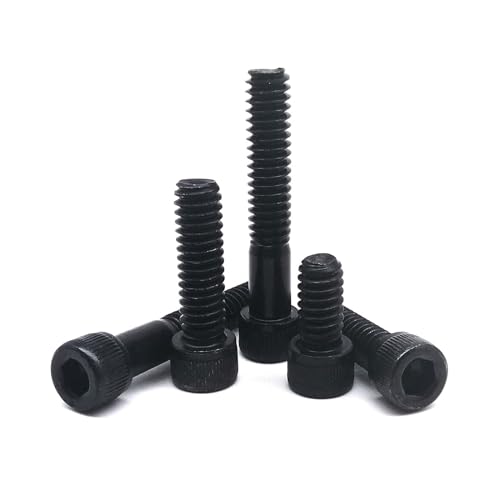 XIAOGYYE Unf 0#-80, Unc 2#-56, 4#-40, 5#, 6#-32, 8#-32, 10#-24, Us-Standard, Schwarzer Sta12.9, Sechskant-Innensechskantschraube/2"/10Pcs Unc 10-24 XIAOGYYE Unf 0#-80, Unc 2#-56, 4#-40, 5#, 6#-32, 8#-32, 10#-24, Us-Standard, Schwarzer Sta12.9, Sechskant-Innensechskantschraube/2"/10Pcs Unc 10-24 von XIAOGYYE