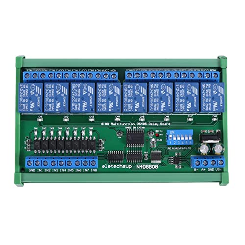 DC 24V 8 RS485 Relay Board Modbus RTU UART Control Switch DIN35 Rail Box für Automation Control DC 24V 8 RS485 Relay Board Modbus RTU UART Control Switch DIN35 Rail Box für Automation Control von XIAOJUN