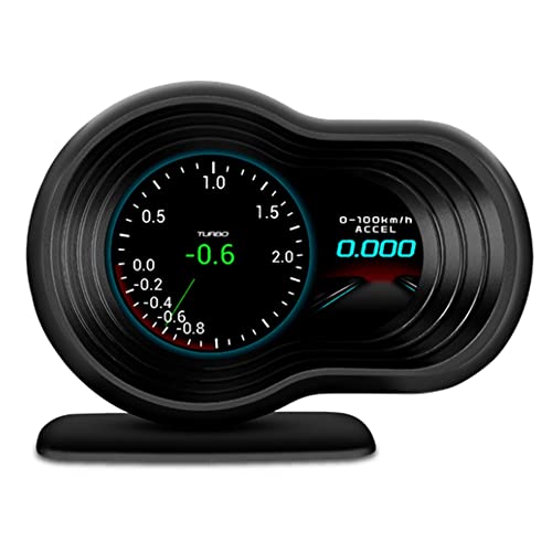 XIAOJUN F9 HUD OBD2 HD Digitales Messgerät, hohe Überwachung der Turbo-Bremse, Auto-Bremse, B von XIAOJUN
