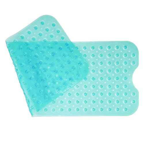 100 x 40 cm Badematte Rutschschutz, Badezimmer Badewanne Matten für Wanne, Maschinenwaschbare Duschmatte für Kinder und Ältere (Grün) von XIAOMAOMAO