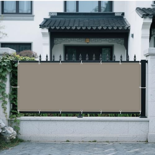 Sonnensegel 200 x 310 cm Rechteckig Wasserdicht 98% UV Schutz Schattentuch mit Ösen Ohne Bohren mit Seil für Garten Balkon & Terrasse, Khaki Sonnensegel 200 x 310 cm Rechteckig Wasserdicht 98% UV Schutz Schattentuch mit Ösen Ohne Bohren mit Seil für Garten Balkon & Terrasse, Khaki von XIAOMEI