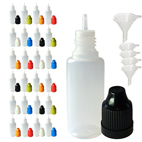 XIAONAN 100 Pack x 5ml Nachfüllbare Kunststoffflaschen mit Schraubverschluss – Wiederverwendbare Behälter mit Deckel von XIAONAN