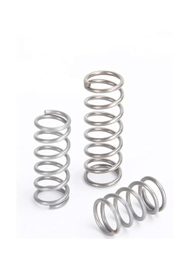 XIAONIYI 10 Stück SUS-Druckfeder 304 Edelstahl Y-förmiger Druckrücklauf-Stoßdämpfer Durchmesser 0,8 mm(10mm,11mm) von XIAONIYI