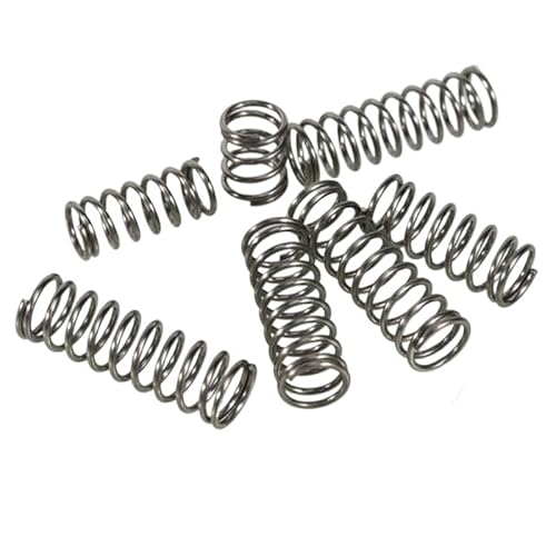 XIAONIYI 10 Stück federbelasteter Ventilkern, vibrierender Bildschirm, Rückholkraft, Stoßdämpfung, Kompressionsfeder, Durchmesser 0,9 mm(50mm (10Pcs),11mm) von XIAONIYI