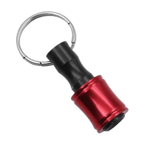 1/4 Zoll Hexagonaler Shank Stahlschraubendreher Bithalter Schneller Änderungen Verlängerungsstange Keychain Drill Bit Sockeladapter Werkzeug Keychain Shank Sockeladapter von XIAOQENAN