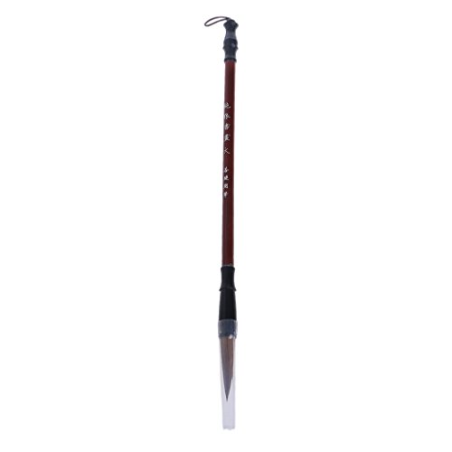 1 x chinesischer Pinselstift, Wolfshaar, Schreibpinsel mit Holzgriff von XIAOQENAN