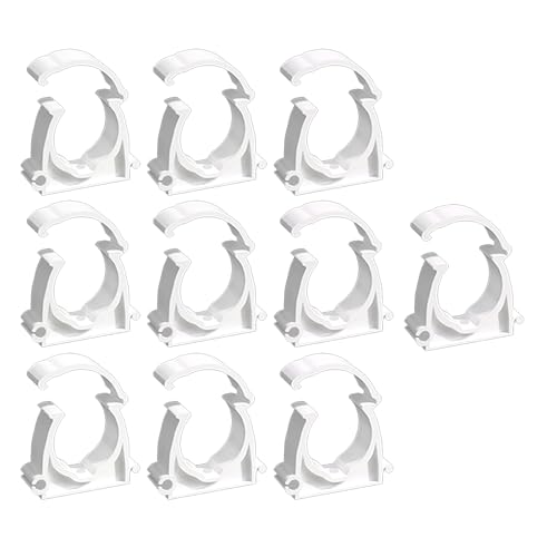 10 Pcs Wasserrohrklemme Clip Fix Clip Wasserrohr Schlauchschläuche Unterstützer Befestigungshügel Mehrzweckverschluss von XIAOQENAN