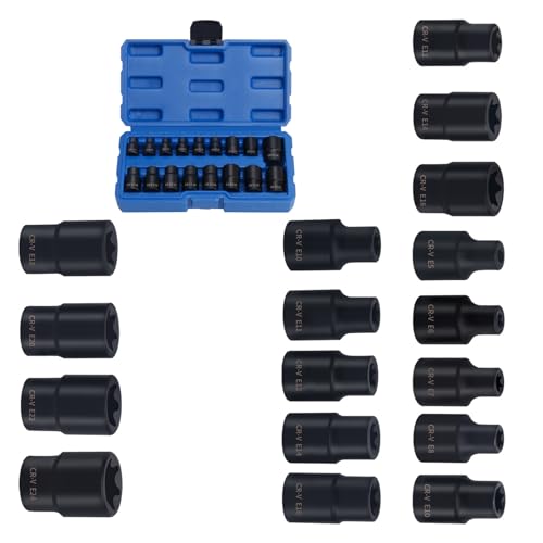 17pc Hochkraft Auswirkungen Auf Socket Set Für Automobil Und Allgemeine Reparaturen DIYER Enthusiasten Und Techniker Gemischte Antriebssocket Set Geeignet von XIAOQENAN