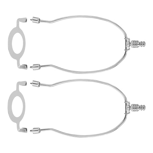 2 Pack Fashion Harp Halterung Lampenschirme Halbschatten Farbton Harphalter Halterung Lampshades Hardware Textur Lampen Farbton Harfen von XIAOQENAN