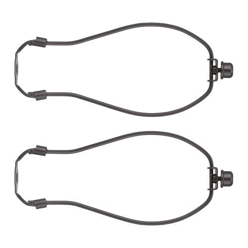 2 Pack Fashion Harp Halterung Lampenschirme Halbschatten Farbton Harphalter Halterung Lampshades Hardware Textur Lampen Farbton Harfen von XIAOQENAN