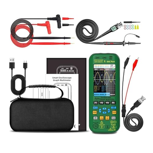 25 MHz Bandbreitengenerator Oszilloskop 208msa/s Ratenwiderstandstemperaturtester Digitales Multimeter Batterie Oszilloskop von XIAOQENAN