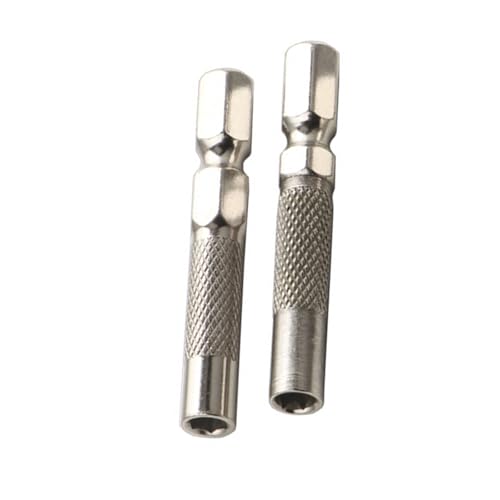 2pcs Hohe Leistungen 6 35 Mm Bis 4 Mm Mit Magnetgipsschraubendreher Bitadapter Werkzeug Zum Verbesserung Des Effizienzschraubendrehers Adapter von XIAOQENAN
