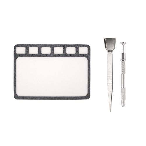 3/4 Stück Handgefertigte Filzkügelchen Tablettset Mit Edelstahlschaufeln Und 6 Fächern Für Schmuck Faste Compact Perlen Organisatoren Für Handwerks von XIAOQENAN