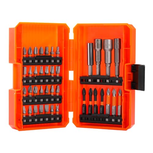 39pcs Multifunktionsschraubendreherspitze Set Robuster Sockel Und Shanks Für Elektrisches Und Manuelles Werkzeug In Häusern Repariert Funktionelle Schraubendreherköpfe von XIAOQENAN