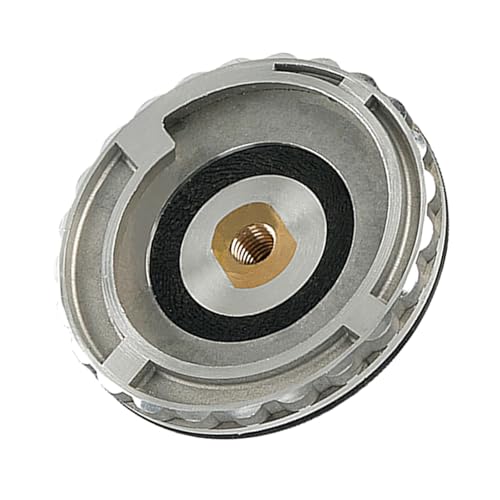 4 Zoll -100 Mm Messing Gewinde Schleusen Sicherungskissen Schnelle Änderungen Adapter Mit Aluminiumbasis Für Steinkanten Polierwerkzeug Drehungen & Sperren Schnellwechsel Backer Pad Backer Pad von XIAOQENAN