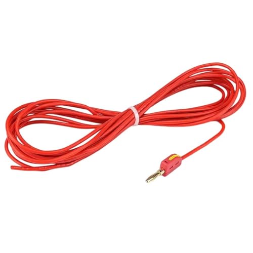 4mm Goldplatten Bananenanschluss Testleitungen Flexible Silikonkabel 5m Sicherheitsbananen Stecker Testkabel Für Multimeter Hohe Elektrische Multimeter Sonden Leitungen von XIAOQENAN