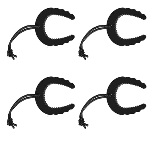 4pcs Anti Prise Tür Clip Ausrüstung Alarmstopper Strafverfolgungsbehörden Feuerwehrkeile Plastische Sicherheitsstopps Ersatz C Form Türkissen von XIAOQENAN