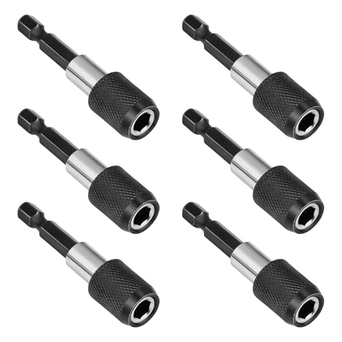 6pcs 60 Mm Hexagonales Griffverriegelungsbohrer Bit Adapter Für Sechseck Schraubendreher Verlängerungsstange 1/4 Zoll von XIAOQENAN