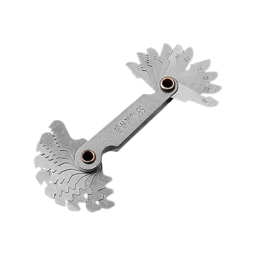 Allgemeine Thread Messgeräte Werkzeug Mehrere Standard Thread Prüfer Einfach Zu Tragen Für Metrische Und Einheitliche Threading Systeme Metrische Fadenmessgeräte Allgemeine Thread Messgeräte Werkzeug Mehrere Standard Thread Prüfer Einfach Zu Tragen Für Metrische Und Einheitliche Threading Systeme Metrische Fadenmessgeräte von XIAOQENAN