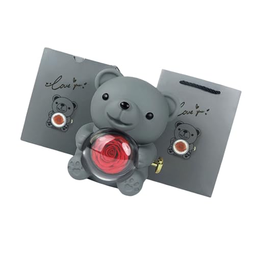 Bear Present Box Mit Einer Echt Konservierten Rose Plastik Romanze Perfekt Für Geburtstage Und Brautduschen Verschiedene Farbhochzeitsdekoration Bear Present Box Mit Einer Echt Konservierten Rose Plastik Romanze Perfekt Für Geburtstage Und Brautduschen Verschiedene Farbhochzeitsdekoration von XIAOQENAN