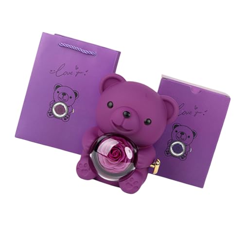 Bear Present Box Mit Einer Echt Konservierten Rose Plastik Romanze Perfekt Für Geburtstage Und Brautduschen Verschiedene Farbhochzeitsdekoration Bear Present Box Mit Einer Echt Konservierten Rose Plastik Romanze Perfekt Für Geburtstage Und Brautduschen Verschiedene Farbhochzeitsdekoration von XIAOQENAN