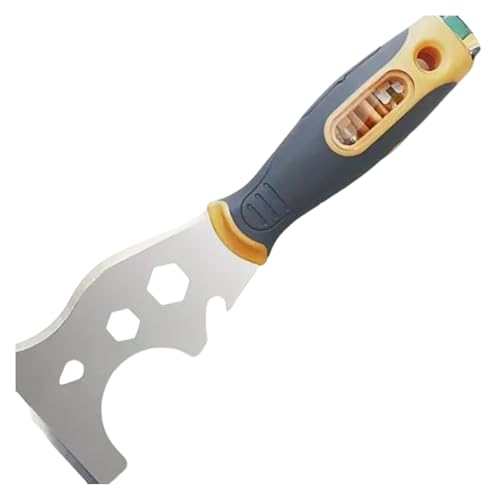 Ergonomischer Edelstahl Multi Spatel Scraping Werkzeug Mit 16 Austauschbaren Funktionen Für Effizient von XIAOQENAN