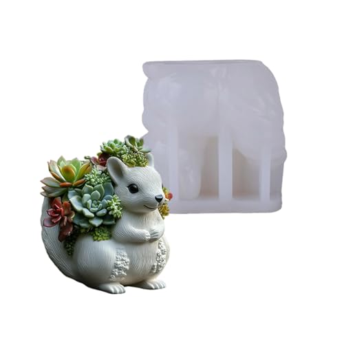 Flexible Robuste Silikonform Für Eichhörnchen Pflanzer Für Epoxidharz Und Kreative Projekte Liefert Home Decoration Form Form von XIAOQENAN