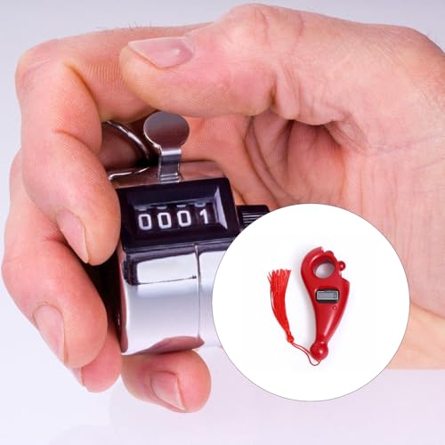 Handzähler LCD Fingerklicker Batterieantrieb Mit LAP Handheldnummer Klicks Elektronischer Fingerschalter Klicken von XIAOQENAN