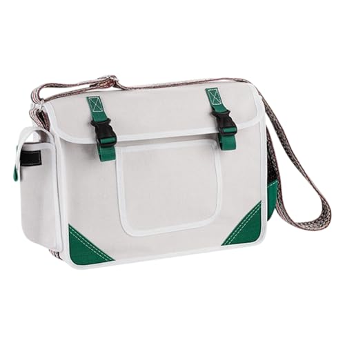 Hochleistungs Canvas Werkzeugtasche Organisatoren Schulterpack Für Elektriker Mit Mehreren Taschen Und Verstellbarem Schultergurtelektriker Multi Kompartiment Werkzeugbeutel von XIAOQENAN