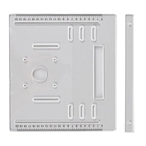 Marmor Machine Kanten Guide Basis Stabile Arbeitsplattform 28x25cm Acryl Nicht Drill Installationspräzision Für Stabile Unterstützer Sichere Maschineplattform von XIAOQENAN