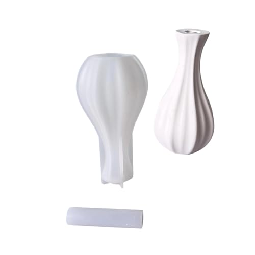 Packung Von 2 Spiralen Vase Formen Und Handwerkstools Lebensmittelqualität Silikonvase Formen Für Blumenarrangement Und Handwerksprojekte Multi Purpose von XIAOQENAN