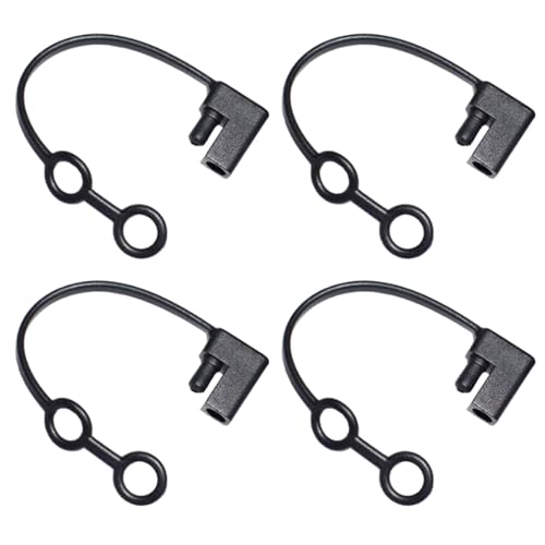 Packung Von 4 2Pin Stecker Ersatzwetterkappen Wasserdcover Kappen Für Anschlüsse Für Outdoor Anwendungen Wasserdichte SAE von XIAOQENAN