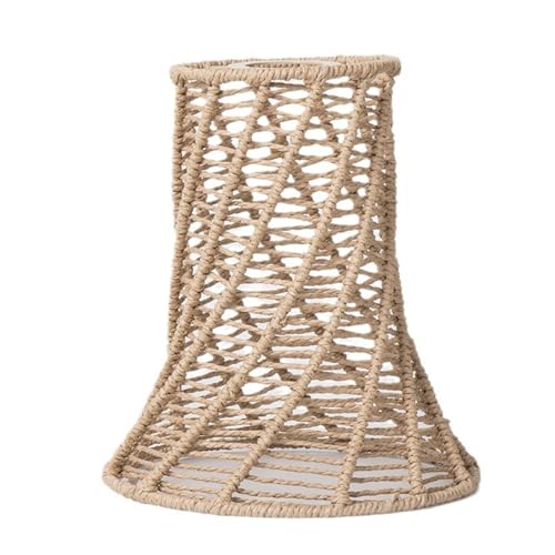 Rattan Lampshades Lid Deckel Hohlgewebe Licht LID Perfekt Für Verschiedene Innendekorationsstile Home Decor Lighting Teil von XIAOQENAN