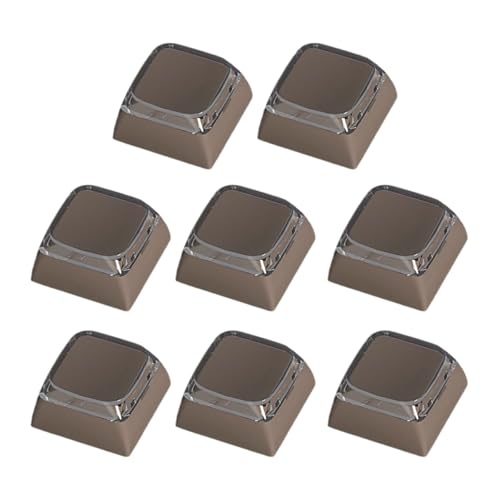 XDA Höhen-Tastenkappen-Set für mechanische Tastaturen mit Hintergrundbeleuchtung, leicht zu reinigen und klassische Farbe optional, 8 Stück von XIAOQENAN