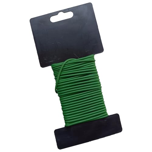 XIAOQENAN 2 5 Mmx10m Grün Weiche Twist Krawatte Krawatte Flexible Gartenversorgung Für Tomaten Rosen Organisieren Gartendrahtklettern Rosenstütze von XIAOQENAN