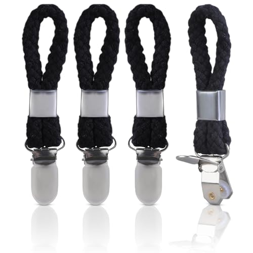 XIAOQENAN 4 Pieces Handtuchhalter Grippers Befestigungselemente Clip Für Multifunktionale Verwendung Von Oder Wohnmobilverbindungen. von XIAOQENAN