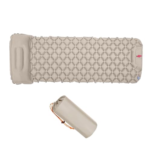 XIAOQENAN Aufblasbare Campingmatratze Mit Kissen Leichtes Schlafpad Und Luftbett Für Wanderung Freien von XIAOQENAN