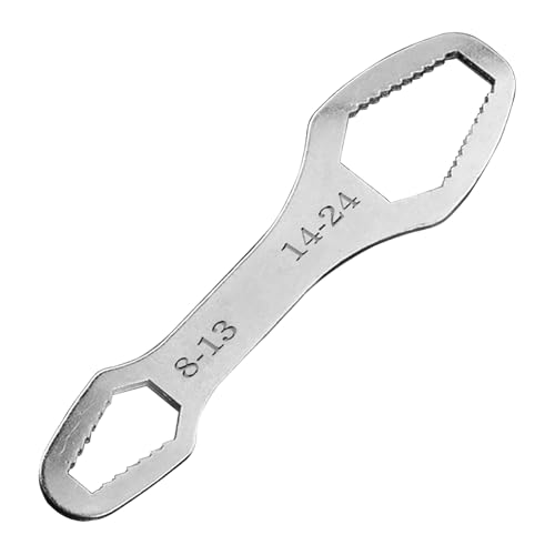 XIAOQENAN Doppelkopf Schritte Handwerkzeug Für Einstellbare Gläser Schraubenschlüssel Selb Selbst Anziehen Schrren Reparatur Zubehör Fahrrad Wartungstool Wartungswerkzeug XIAOQENAN Doppelkopf Schritte Handwerkzeug Für Einstellbare Gläser Schraubenschlüssel Selb Selbst Anziehen Schrren Reparatur Zubehör Fahrrad Wartungstool Wartungswerkzeug von XIAOQENAN