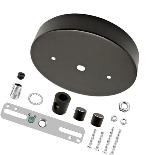 XIAOQENAN Elegante Deckenbaldachin Set Deckenbaldachin Montagezubehör Beleuchtungsprojekt Iron Hardware Für Anhängende Leuchten Kronleuchter Montageplatte von XIAOQENAN