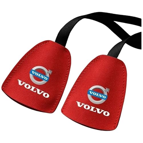 XIAOSAXIAODE Premium Autositzhaken für Volvo S60 2019 2020 2021 2022 2023 2024 2025 Stylischer Innenraum Helfer für Einkäufe Reise und Familienurlaub, Innenraumhaken,Red von XIAOSAXIAODE