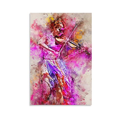 XIAOSHEN Lindsey Stirling Leinwand-Kunst-Poster und Wandkunstdruck, modernes Familienschlafzimmerdekor, 30 x 45 cm von XIAOSHEN