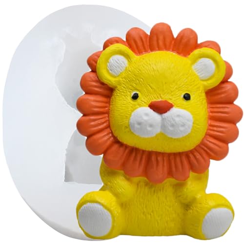 XIAOSHUI 3D Silikon Kerzenform Mit Süßem Cartoon Löwenmotiv Tierharz Gipsformen Zur Kerzenherstellung Harz Aromatherapie Gips Wachs Seife Ton Basteln XIAOSHUI 3D Silikon Kerzenform Mit Süßem Cartoon Löwenmotiv Tierharz Gipsformen Zur Kerzenherstellung Harz Aromatherapie Gips Wachs Seife Ton Basteln von XIAOSHUI