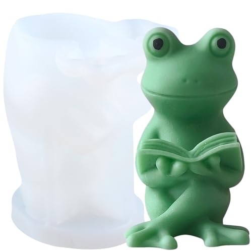 XIAOSHUI Frosch Kerzenformen Tierfrosch Silikon Kerzenform Frosch Harzgussform Für Kerzen Heimdekorationsform Kerzenherstellung Aromatherapie Gipskerzen Tonhandwerk XIAOSHUI Frosch Kerzenformen Tierfrosch Silikon Kerzenform Frosch Harzgussform Für Kerzen Heimdekorationsform Kerzenherstellung Aromatherapie Gipskerzen Tonhandwerk von XIAOSHUI