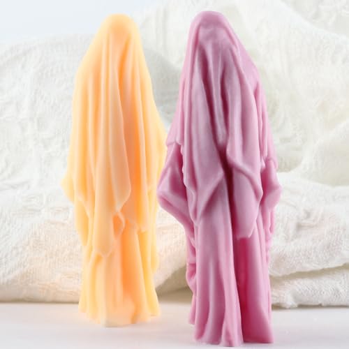 XIAOSHUI Halloween Silikon Kerzenformen Geister Kerzenform Schädel Kerzenformen 3D Geister Silikonformen Für Kerzenherstellung Harz Aromatherapie Gips Wachs Ton Handwerk XIAOSHUI Halloween Silikon Kerzenformen Geister Kerzenform Schädel Kerzenformen 3D Geister Silikonformen Für Kerzenherstellung Harz Aromatherapie Gips Wachs Ton Handwerk von XIAOSHUI
