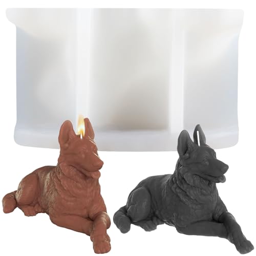 XIAOSHUI Hundeform Hundekerzenform Tierform Hundeharzgussformen Deutscher Schäferhund Silikonformen Für Kerzen Heimdekoration Form Kerzenherstellung Wachskerzen Harz Ton Handwerk XIAOSHUI Hundeform Hundekerzenform Tierform Hundeharzgussformen Deutscher Schäferhund Silikonformen Für Kerzen Heimdekoration Form Kerzenherstellung Wachskerzen Harz Ton Handwerk von XIAOSHUI