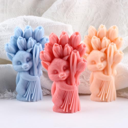 XIAOSHUI Katzen Tulpen Kerzenform Katzen Kerzenformen Katzen Harzgussform Zur Kerzenherstellung Kerzen Heimdekorationsform Aromatherapie Gipskerzen Tonhandwerk XIAOSHUI Katzen Tulpen Kerzenform Katzen Kerzenformen Katzen Harzgussform Zur Kerzenherstellung Kerzen Heimdekorationsform Aromatherapie Gipskerzen Tonhandwerk von XIAOSHUI