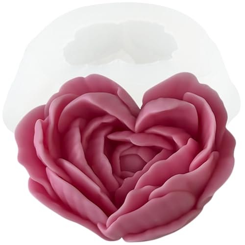 XIAOSHUI Rosen Kerzenformen Herzform Rosenblütenform Valentinstag Resin Guss Silikonformen Für Kerzen Heimdekoration Form Kerzenherstellung Aromatherapie Kerzen Gips Ton Handwerk XIAOSHUI Rosen Kerzenformen Herzform Rosenblütenform Valentinstag Resin Guss Silikonformen Für Kerzen Heimdekoration Form Kerzenherstellung Aromatherapie Kerzen Gips Ton Handwerk von XIAOSHUI