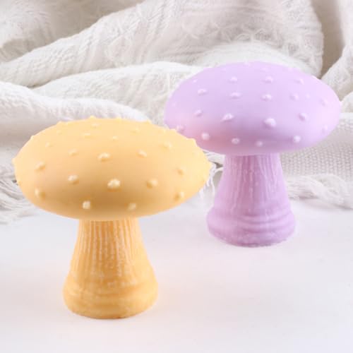 Xiaoshui Pilz Kerzen Silikonformen Pilz Kerzenform Pilz Harz Gussform Für Kerzen Heimdekorationsform Kerzenherstellungsform Aromatherapie Gipskerzen Tonbasteln von XIAOSHUI