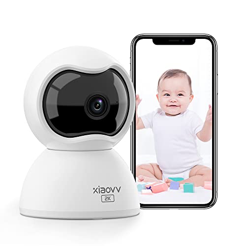 XIAOVV 4MP Überwachungskamera für den Innenbereich,Nachtsicht, 2.4G WLAN,Bewegungserkennung, Zwei-Wege-Audio,360 Grad Kamera Überwachung Innen,Hunde Kamera mit APP(Q1) XIAOVV 4MP Überwachungskamera für den Innenbereich,Nachtsicht, 2.4G WLAN,Bewegungserkennung, Zwei-Wege-Audio,360 Grad Kamera Überwachung Innen,Hunde Kamera mit APP(Q1) von XIAOVV